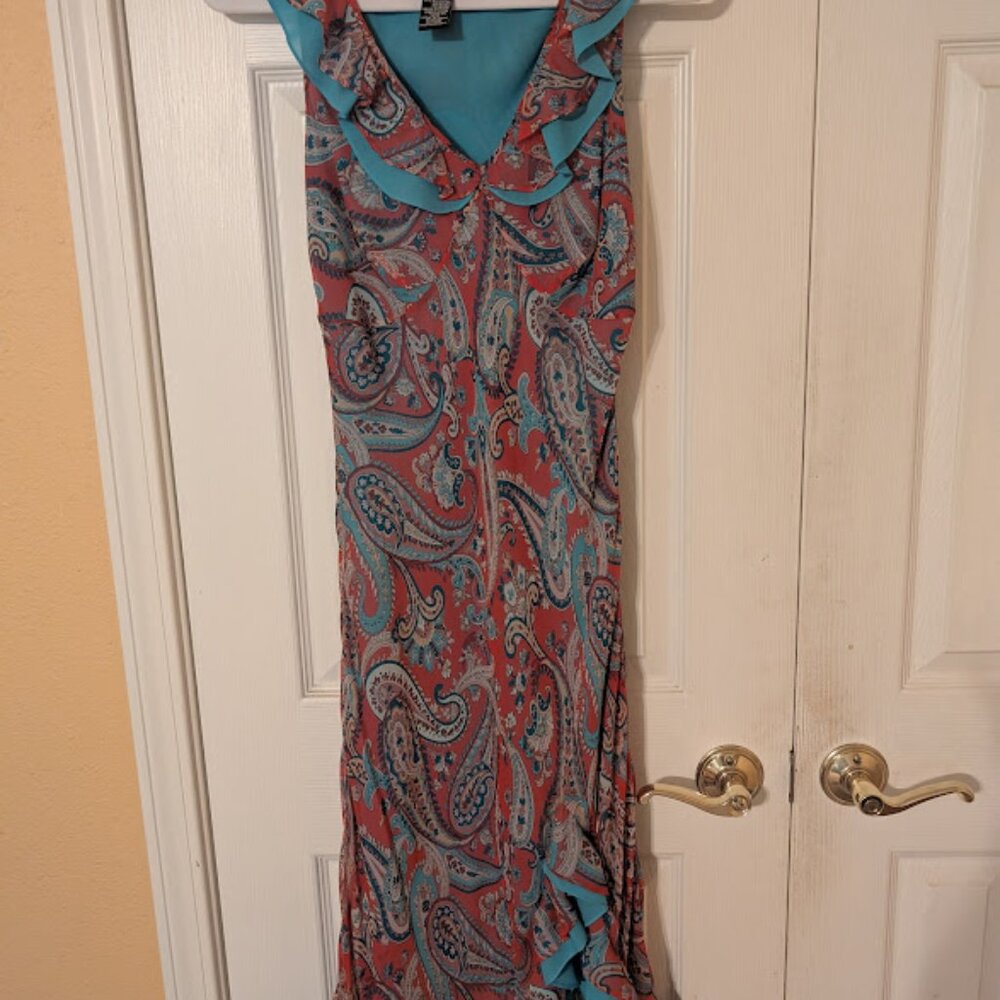 Vintage BCBG Max Azria silk cocktail dress